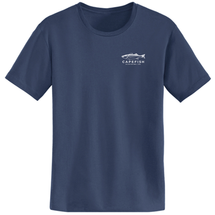 Capefish Clothing North Shore MA Lifestyle & Fishing Apparel: Navy Blue T Shirt